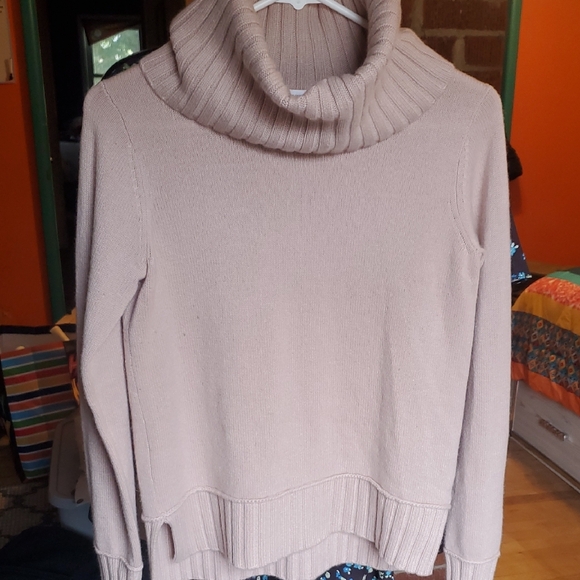 Club Monaco Blush Cowl Neck Sweater